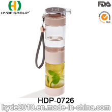 Wholesale Double Case BPA Free Plastic Fruit Infusion Bottle, Tritan Fruit Infuser Bottle (HDP-0726)